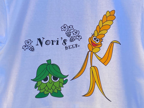 Nori's Beer キャラクター Tシャツ