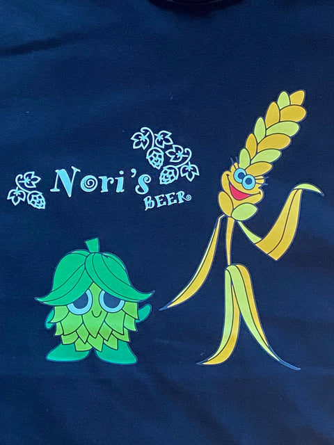 Nori's Beer キャラクター Tシャツ