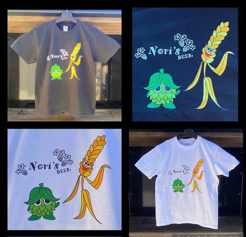 Nori's Beer キャラクター Tシャツ